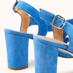 Sandales en Velours de Cuir Vuko jean - Talon 8 cm