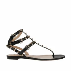 Sandales tongs Rockstud noires