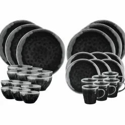 Service Complet Moon noir - 30 pièces