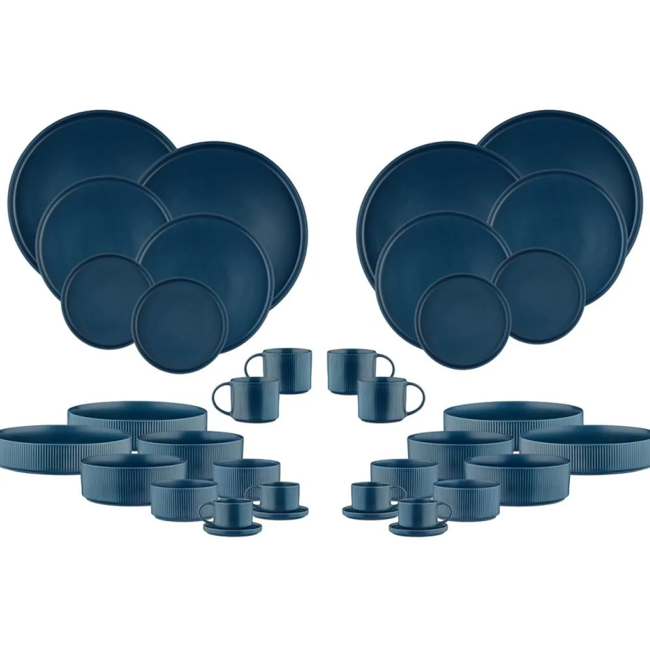 Service Complet Scandi bleu marine - 36 Pièces