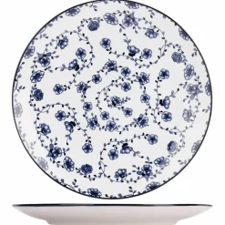 Service de table en Grès Flor Azul blanc/bleu - 12 pièces