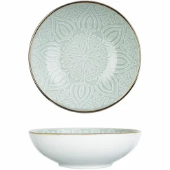 Service de table en Grès Murano vert - 18 pièces