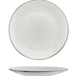 Service de table en Grès Murano beige - 18 pièces