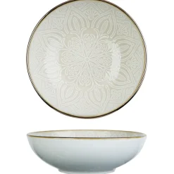 Service de table en Grès Murano beige - 18 pièces