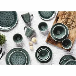 Service de table en Grès Moon bleu nuit - 30 pièces