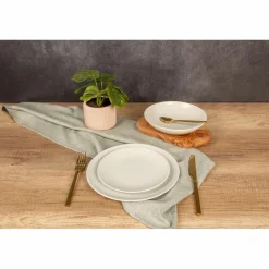 Service de table en Grès Ombra naturel - 36 pièces