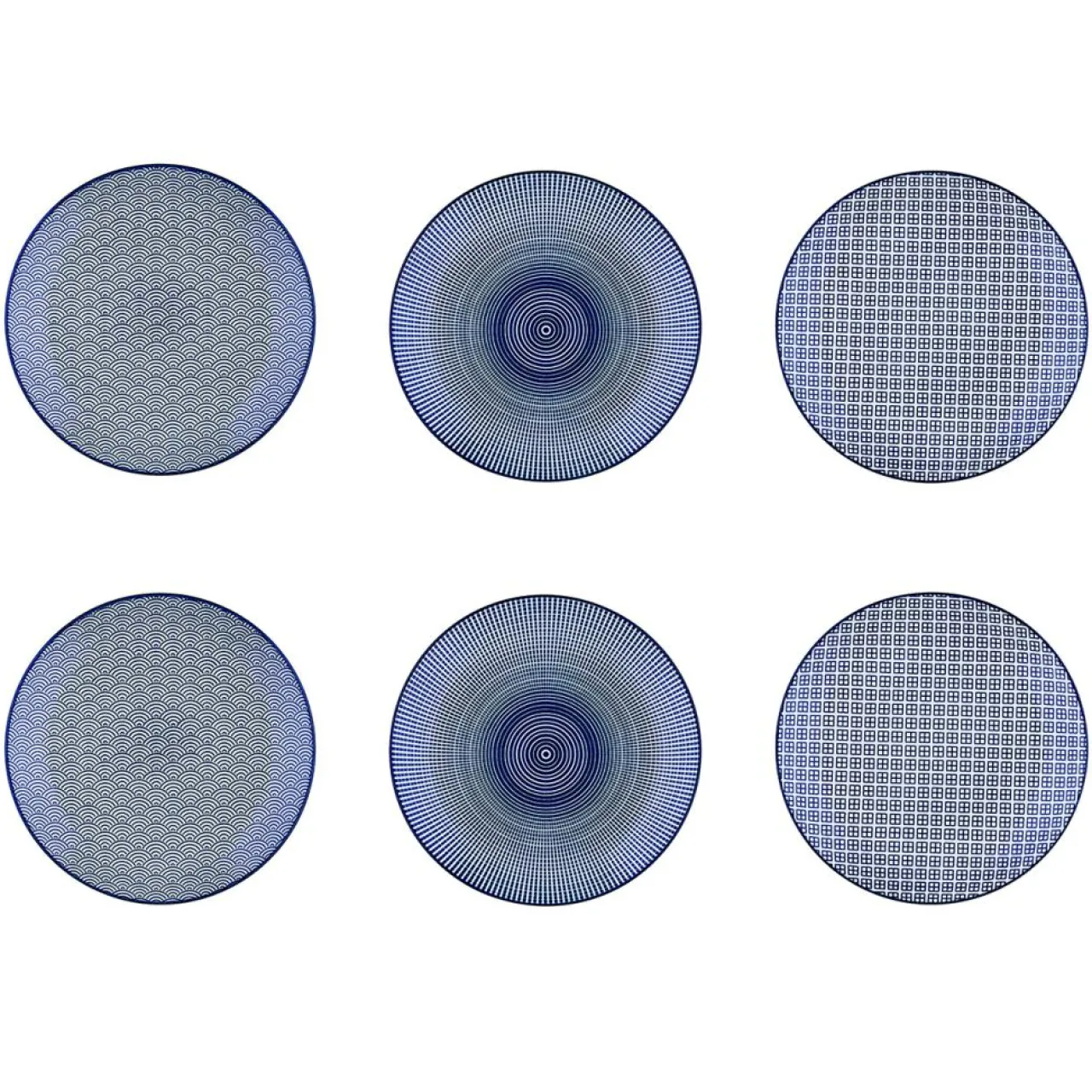 Service Les essentiels Dark bleu foncé - 18 pièces