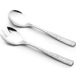 Service salade Signature 2 pièces argenté