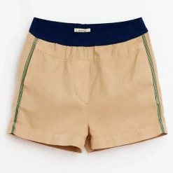 Short Alison en Coton mélangé beige