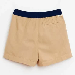 Short Alison en Coton mélangé beige