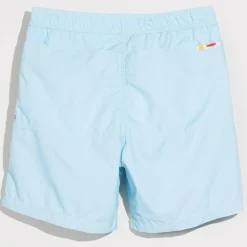 Short de bain en Matière recyclée Lazo bleu ciel