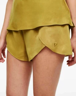 Short de pyjama Mai moutarde