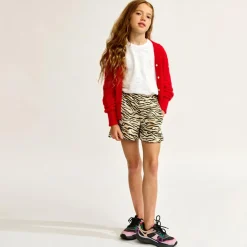 Short Fomo imprimé animal beige