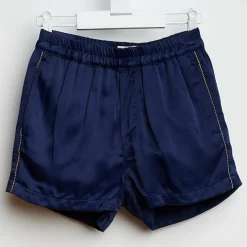 Short Laureen fluide bleu nuit