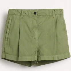 Short Palma en Coton mélangé vert kaki