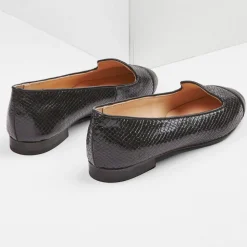 Slippers en Cuir Alinia noires