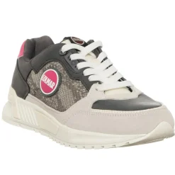 Sneakers Dalton python/beige/gris/rose