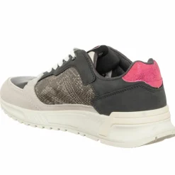 Sneakers Dalton python/beige/gris/rose