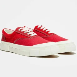 Sneakers en Coton biologique Jute rouges