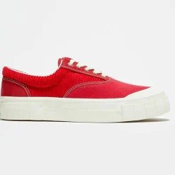 Sneakers en Coton biologique Jute rouges