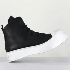 Sneakers en Cuir 3543 noires - Talon : 5cm