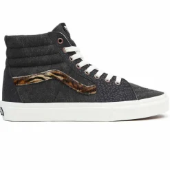 Sneakers en Cuir & Textile SK8-Hi denim brut
