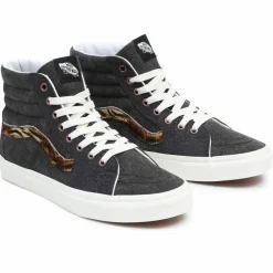 Sneakers en Cuir & Textile SK8-Hi denim brut