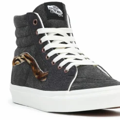 Sneakers en Cuir & Textile SK8-Hi denim brut