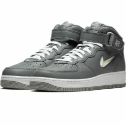 Sneakers en Cuir Air Force Mid Jewel Nyc grises