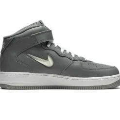 Sneakers en Cuir Air Force Mid Jewel Nyc grises