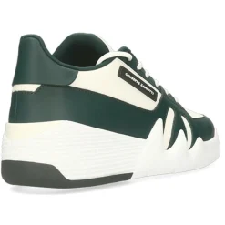 Sneakers en Cuir blanc/vert