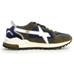 Sneakers en Cuir Breeze kaki