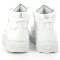 Sneakers en Cuir Cayma High blanc