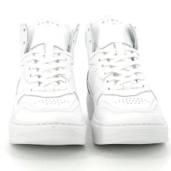 Sneakers en Cuir Cayma High blanc