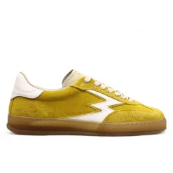 Sneakers en cuir Club jaune