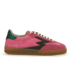 Sneakers en cuir Club rose