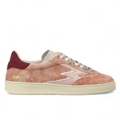 Sneakers en cuir Club rose