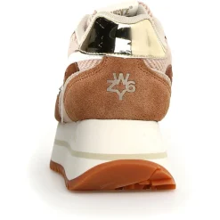 Sneakers en Cuir Deva beiges