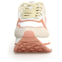 Sneakers en Cuir Deva beiges