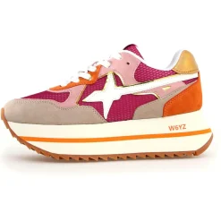 Sneakers en Cuir Deva beiges