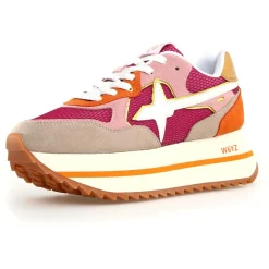 Sneakers en Cuir Deva beiges