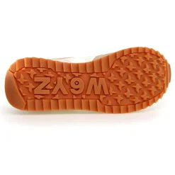 Sneakers en Cuir Deva beiges