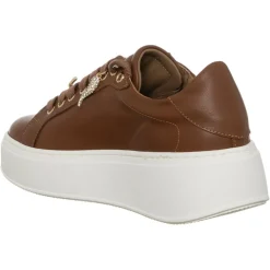 Sneakers en Cuir Garance marron