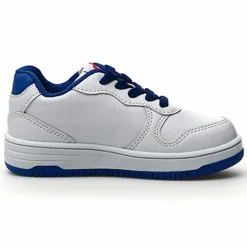 Sneakers en Cuir Gazo bleu/blanc