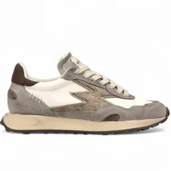Sneakers en Cuir Hype delux gris