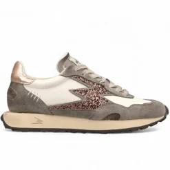 Sneakers en Cuir Hype delux gris