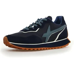 Sneakers en Cuir Jet2 bleu marine