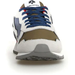 Sneakers en Cuir Jet kaki