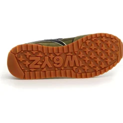 Sneakers en Cuir Jet kaki