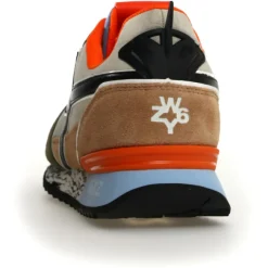 Sneakers en Cuir Jet kaki